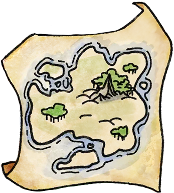 Illustrierte Lernlandkarte