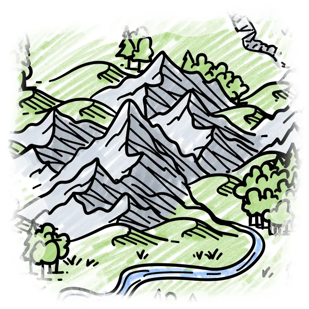 Hügel & Berge