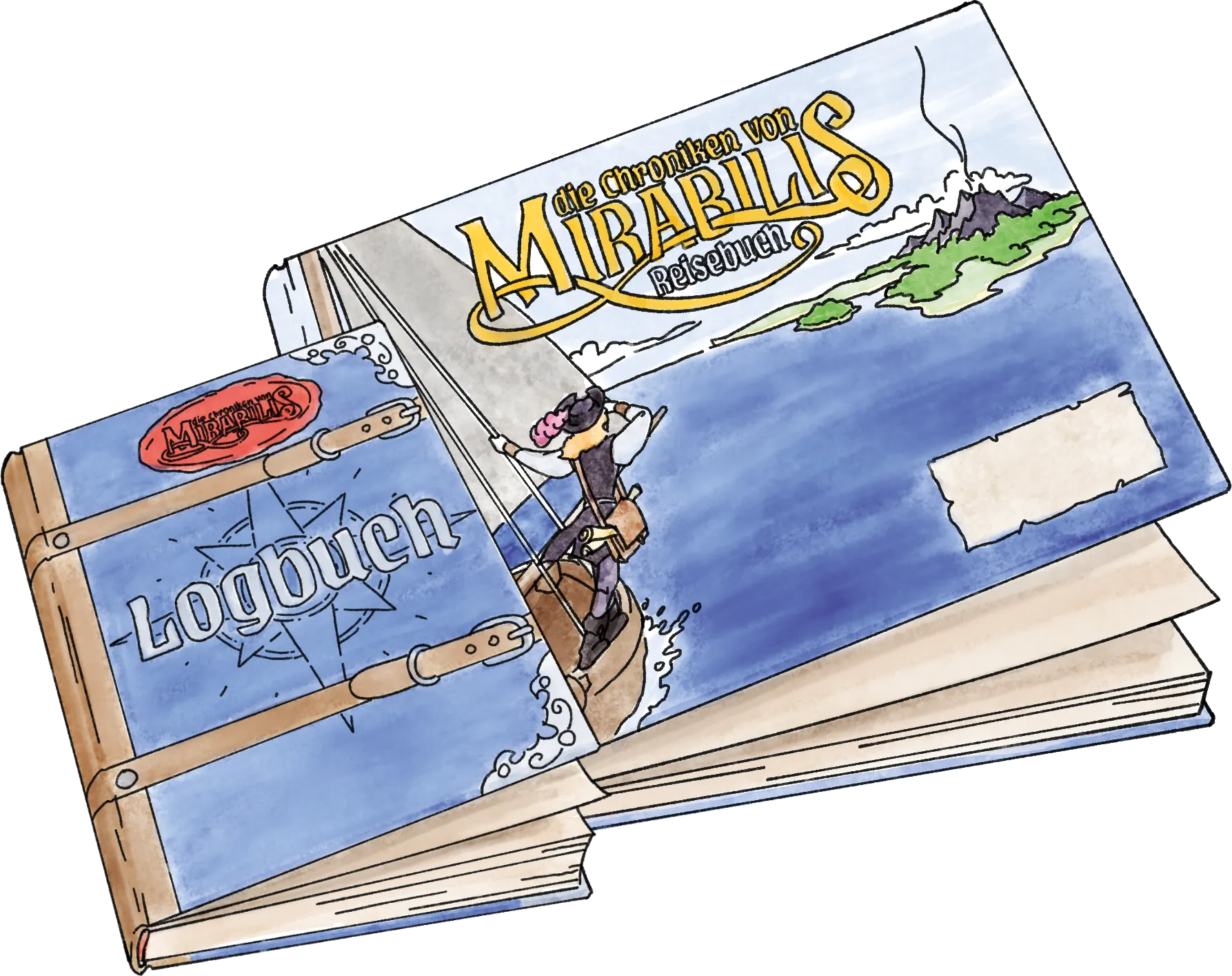 Miralearn Reisebuch und Logbuch